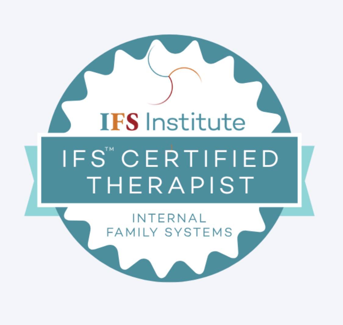 IFS Institute Internal Family Systems Certified Therapist badge